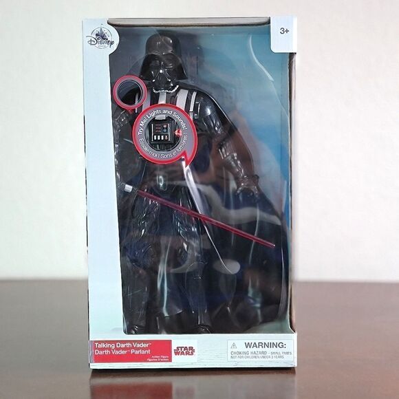 Star Wars Darth Vader Talking Action Figure Light and Sound Doll Disney Store - Picture 1 of 7